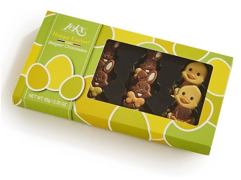 Figurine asortate din ciocolata Belgiana Happy Ducks ICKX 95G 0